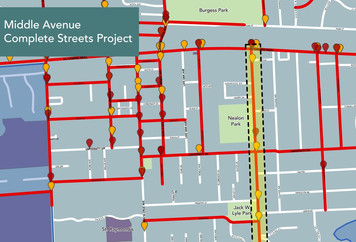 Menlo Park City Council requests grant for pedestrian and bike safety ...