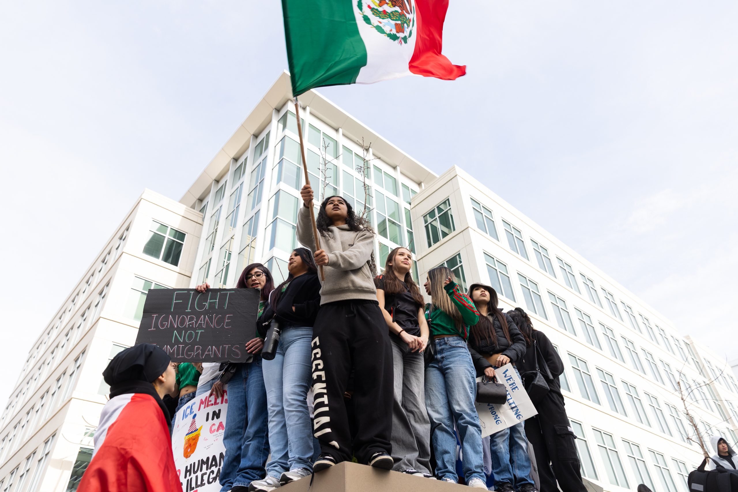 Local students participate in national walkout