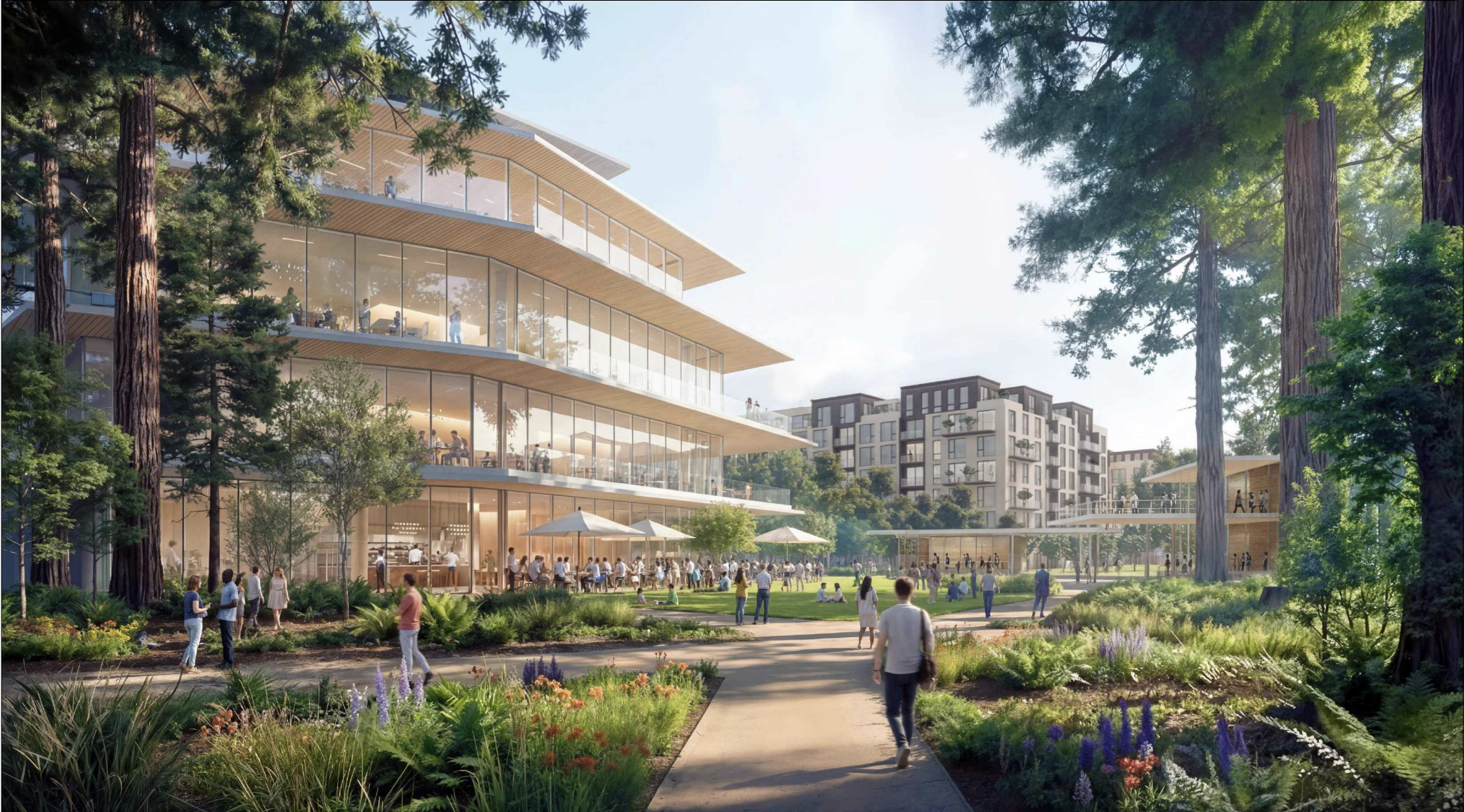 First look at plans for major housing, office project at Menlo Park ...